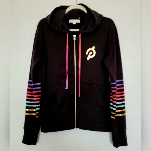 Peloton×Spiritual Gangster Women's Cotton & Rayon Blend Rainbow Hoodie Small - Picture 5 of 16